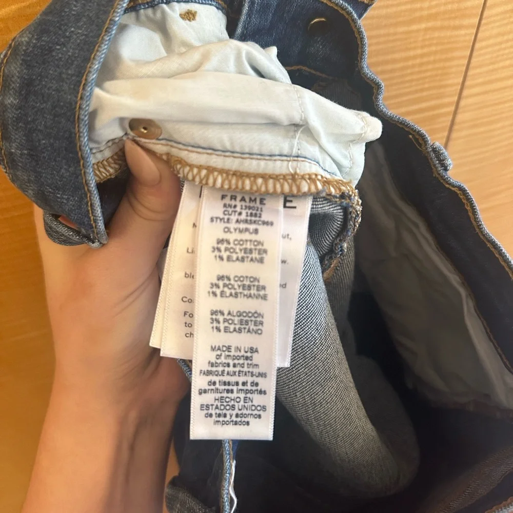 Frame Ali High Rise Cigarette Jean - Picture 9 of 9